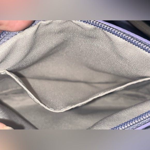 Coach monogram lilac wristlet with grey trim - Picture 6 of 6